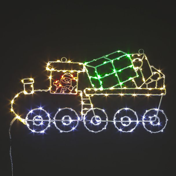 5029936954404 1 SnowTime Train With Rotating Wheels Light Up Christmas Decoration.jpg